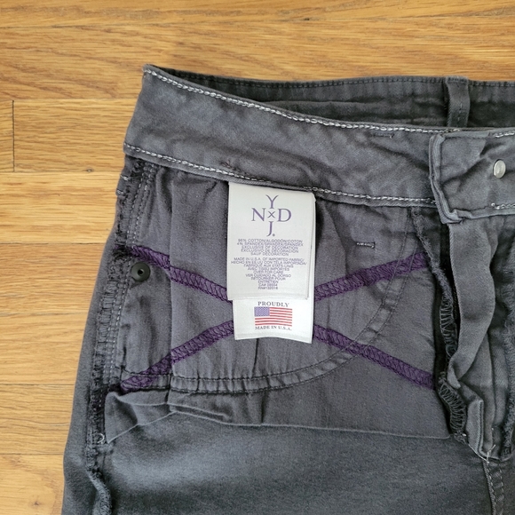 NYDJ Charcoal Slim Fit Jeans Size 2 - Picture 9 of 10